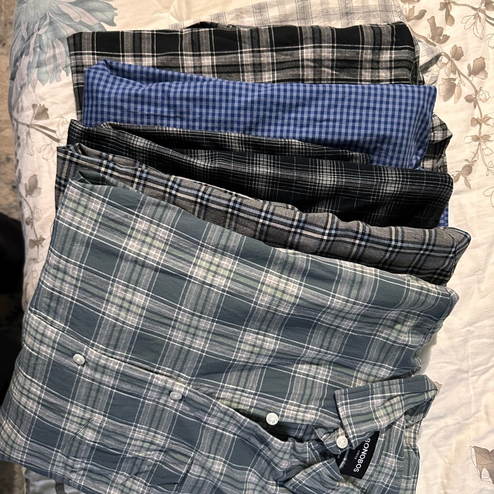 Bonobos Men's Plaid Button-Up Shirts Set